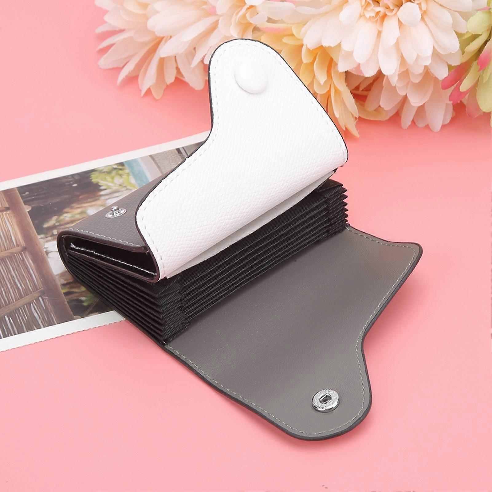 Mini Portable Anti Theft Coin Purse with Cute Cartoon Pattern and PU Leather Design