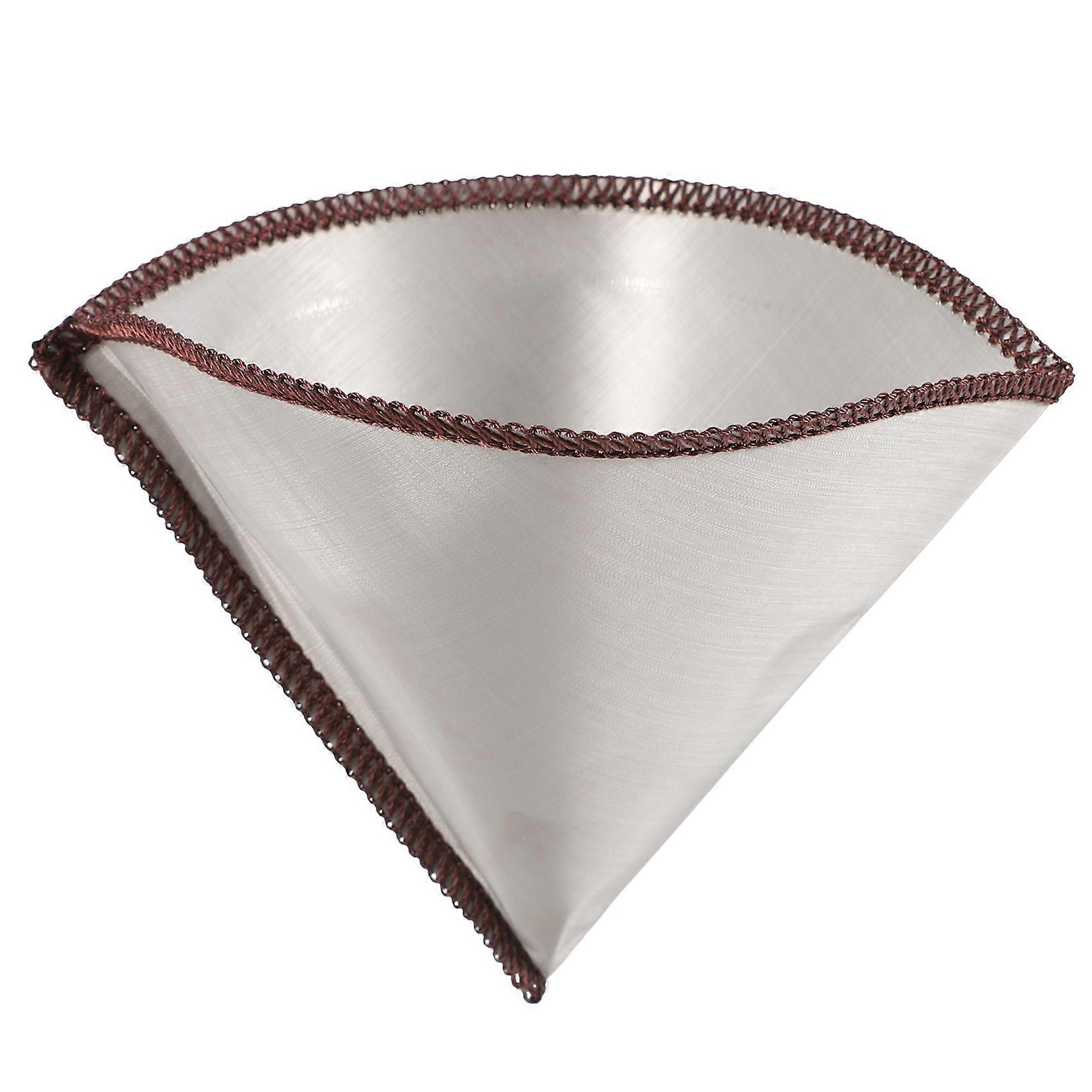 Reusable Pour over Coffee Filter Mesh Paperless Coffee Filter Stainless Steel Cone Filter 3 To 4 Cu