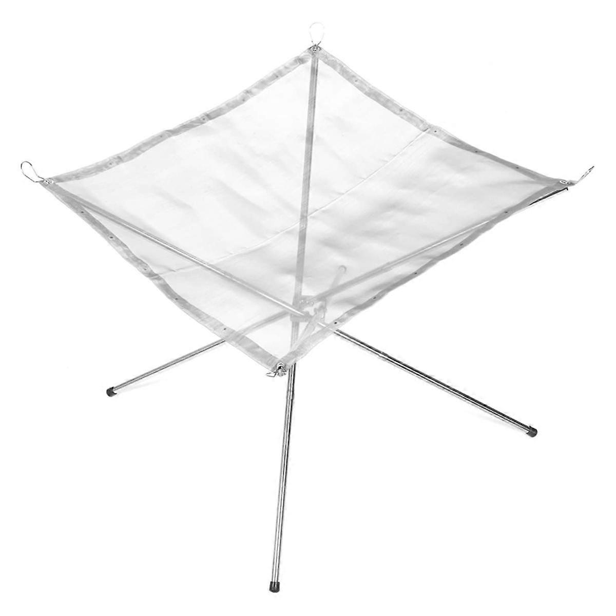 Folding Campfire Stand Portable Folding Fire Pit Portable Fire Pit Outdoor Metal Holder Metal Brackets,Medium
