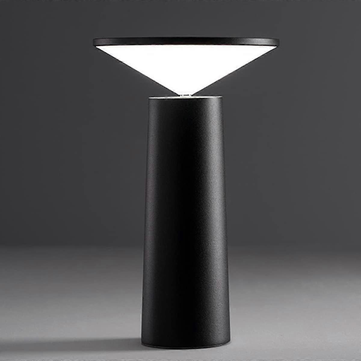 2024ワイヤレスLEDバッテリーテーブルランプ、充電式バーテーブルランプ、屋内用ケーブルなしで調光可能、屋外用、IP54、USBシリンダータッチベッドサイドランプ付き