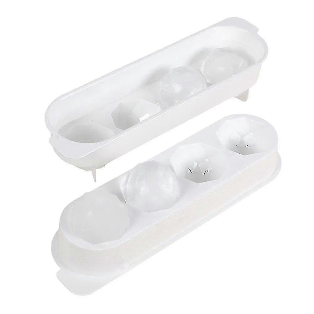 hmwy-diamond ice cube mould sphere ice cube trays with cover reusable freezing mold