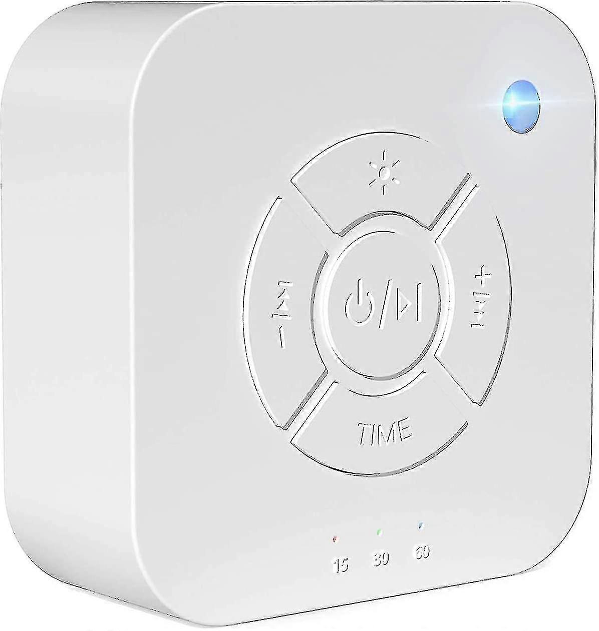 آلة الضوضاء البيضاء ، آلة الصوت آلة علاج النوم المحمولة ، مع دقة عالية 9 أصوات مهدئة طبيعية ، ضوء الليل التنفس للطفل البالغ