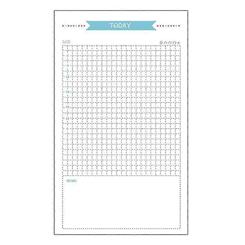 40 Sheets A5 Size 6-Hole Paper Refills For Notebook Planner Journal Dairy (Grid)