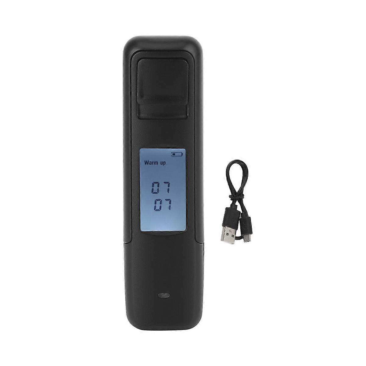 Portable Non-Contact Blowing Alcohol Police High Precision Tester Digital Display USB Rechargeable