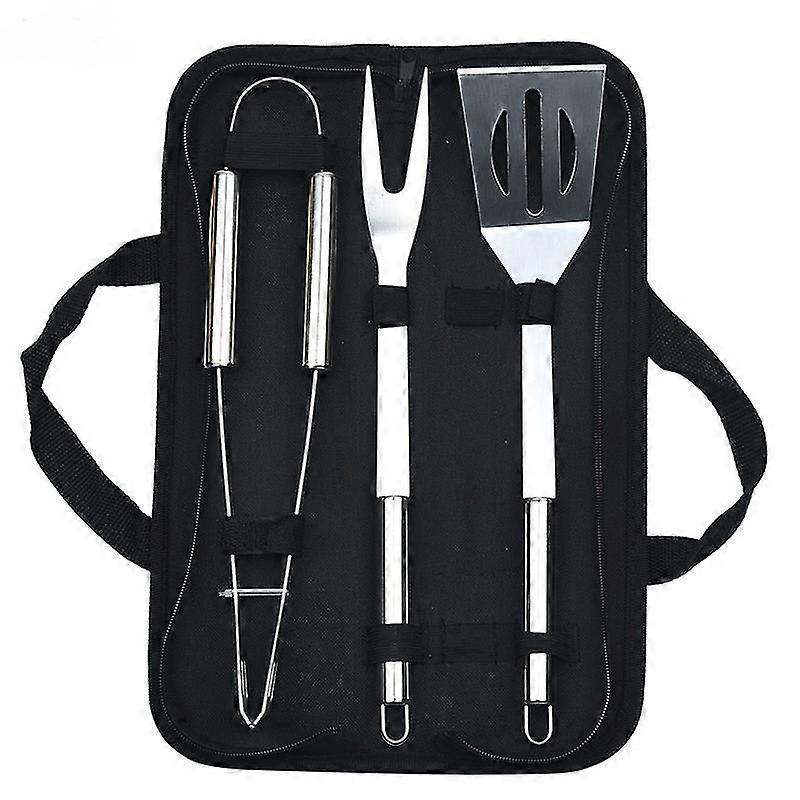 3 Pieces Bbq Tool Set Stainless Steel Cooking Set