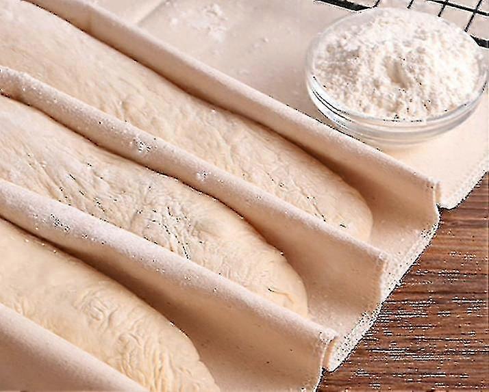 Professional Proofing Cloth, Heavy Duty Bakers Dough Couche With Bread Lame, 100% Natural Flax Linen, Shaping Tool For Baguettes, Loaves