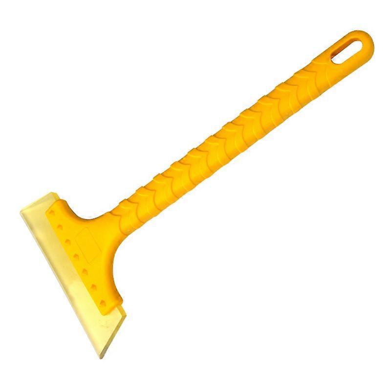 Upgraded version for car bigger and wider bulltender snow shovel long handle bulltender scrape ice snow removal shovel 16cm soft scraper,2024 Ping