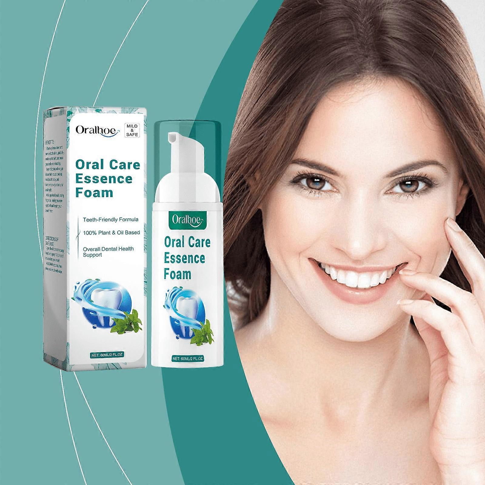 Whitening Moussed Toothpaste Teeth Yellowing To Bad Breath Teeth Whitening Portable Foam Toothpaste Oral Cleaning 60ML Cosmetic Sets FLY2467