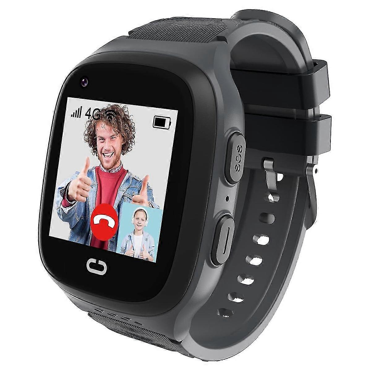 4G with GPS Tracker & Video Calling, One-Key SOS Call Voice Chat Camera GPS Tracker Watch for Kids