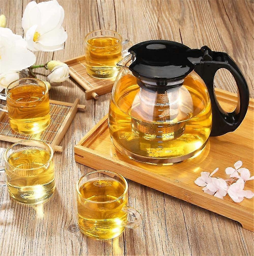 Glass Teapot, Integrated Infuser And Removable Filter 1100 Ml