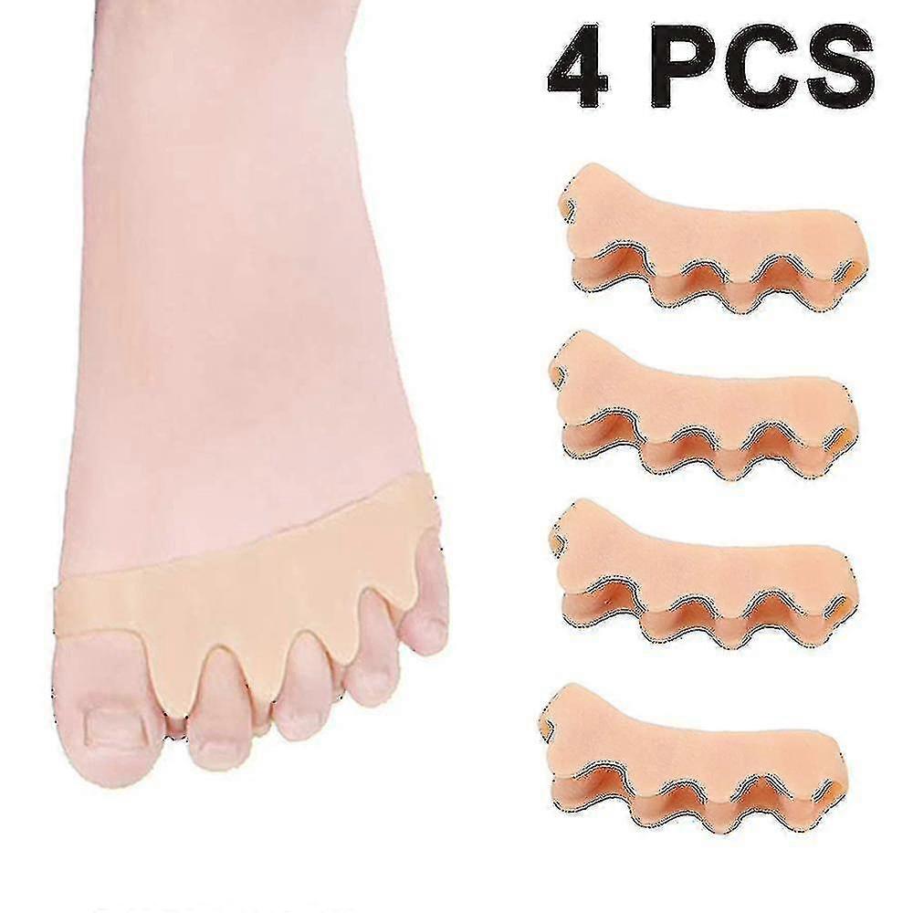 4pcs Toe Separators Toe Straightener Universal Size