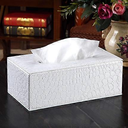 NEW PU Leather Car Home Rectangle Shaped Tissue