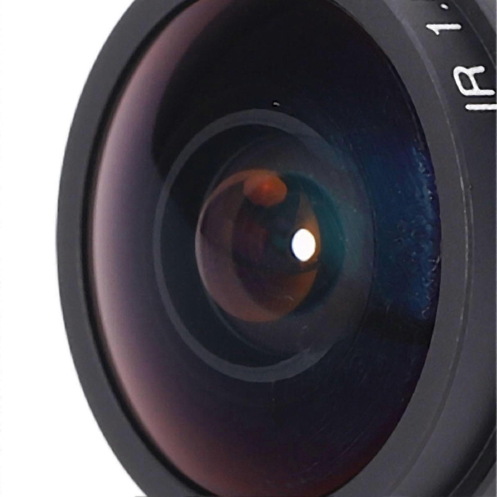 5MP HD 1.8mm Fisheye Lens Panoramic F2.0 180 Degree Wide Angle Lens with M12 Interface for Security Camera