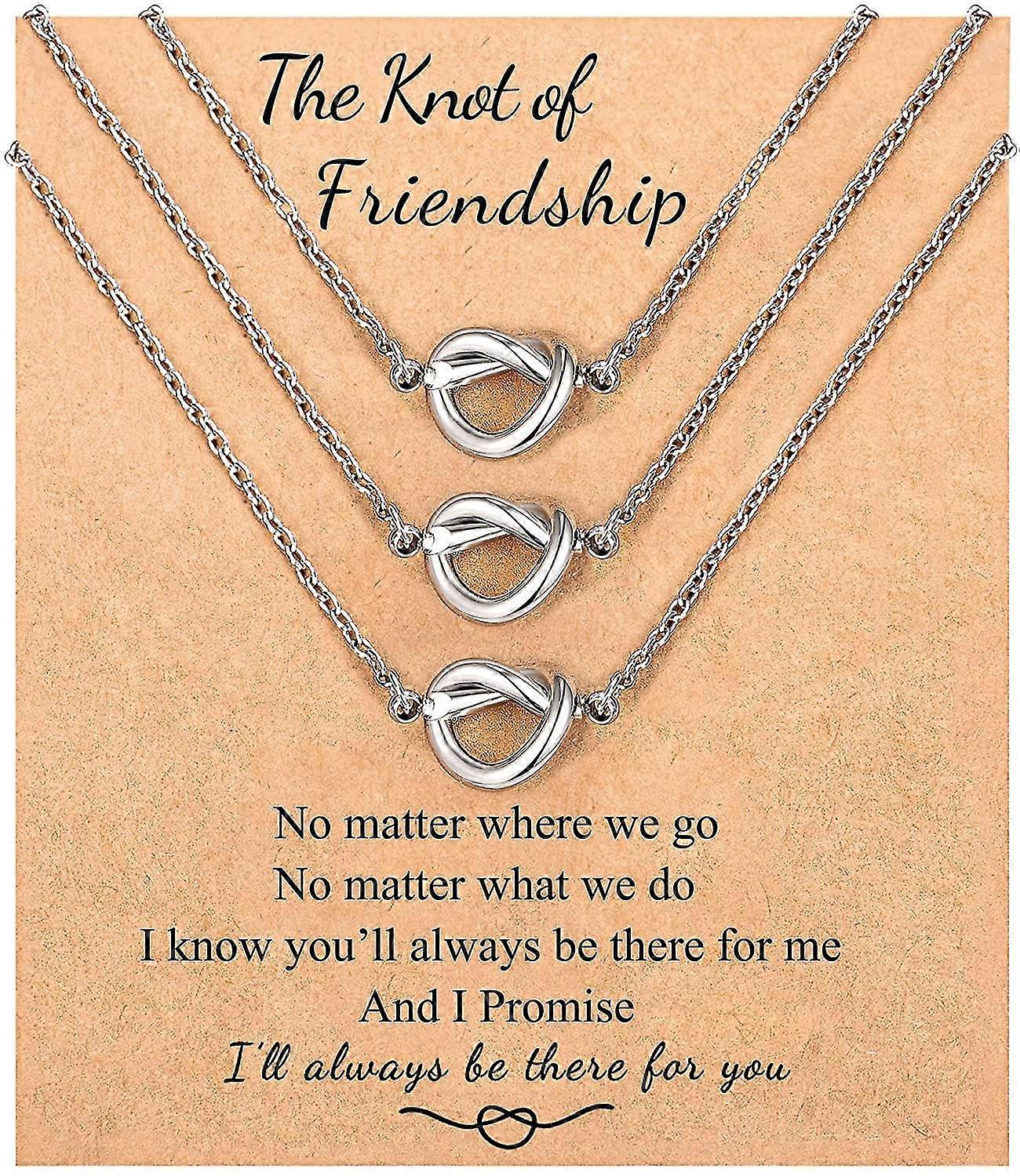 Καλύτερα κολιέ φίλος για πάντα αγάπη κόμπος άπειρο ταιριάζουν φιλία κολιέ κοσμήματα μεγάλης απόστασης Χριστούγεννα παράνυμφος δώρα για τα κορίτσια Wom
