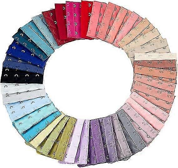 (random color)29pcs Multicolor 4 Hooks Bra Extenders, Bra Extenders for Women, Soft, Flexible and Comfortable