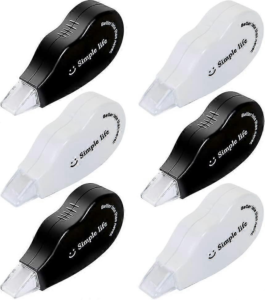 6 Pcs Mini Correction Tape, Correction Tape Reel, School And Office Supplies