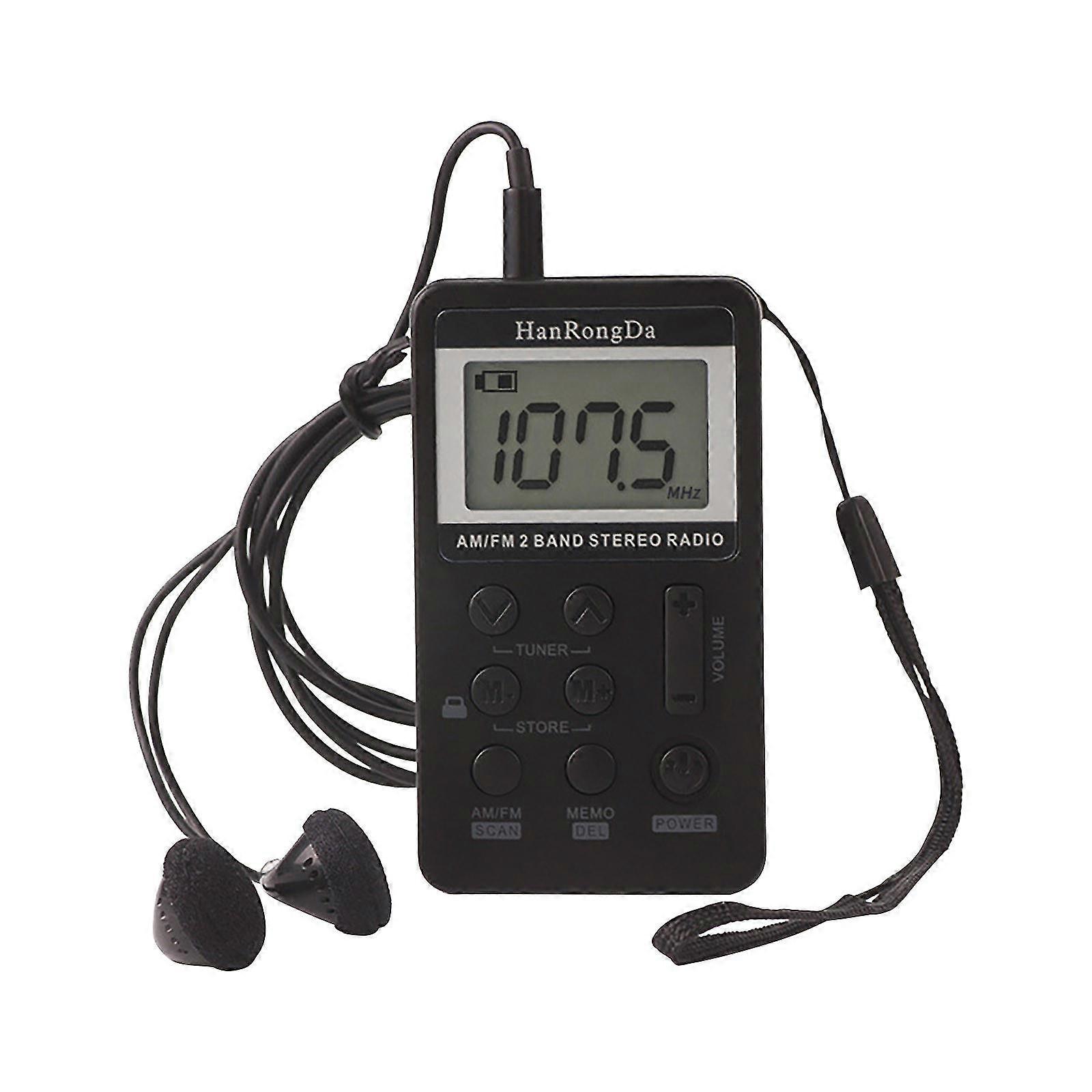 Mini Portable Digital Display Elderly Radio Charging Small Radio
