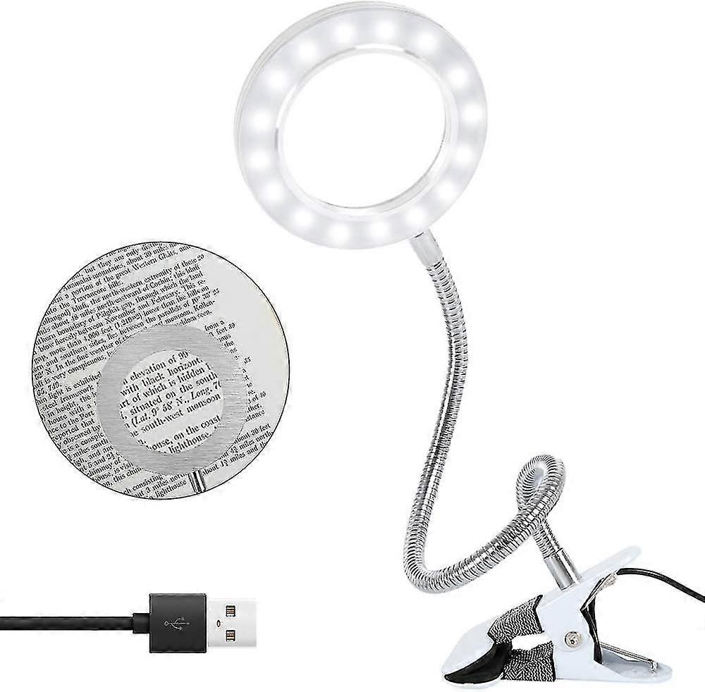 Led Magnifying Lamp, Clamp