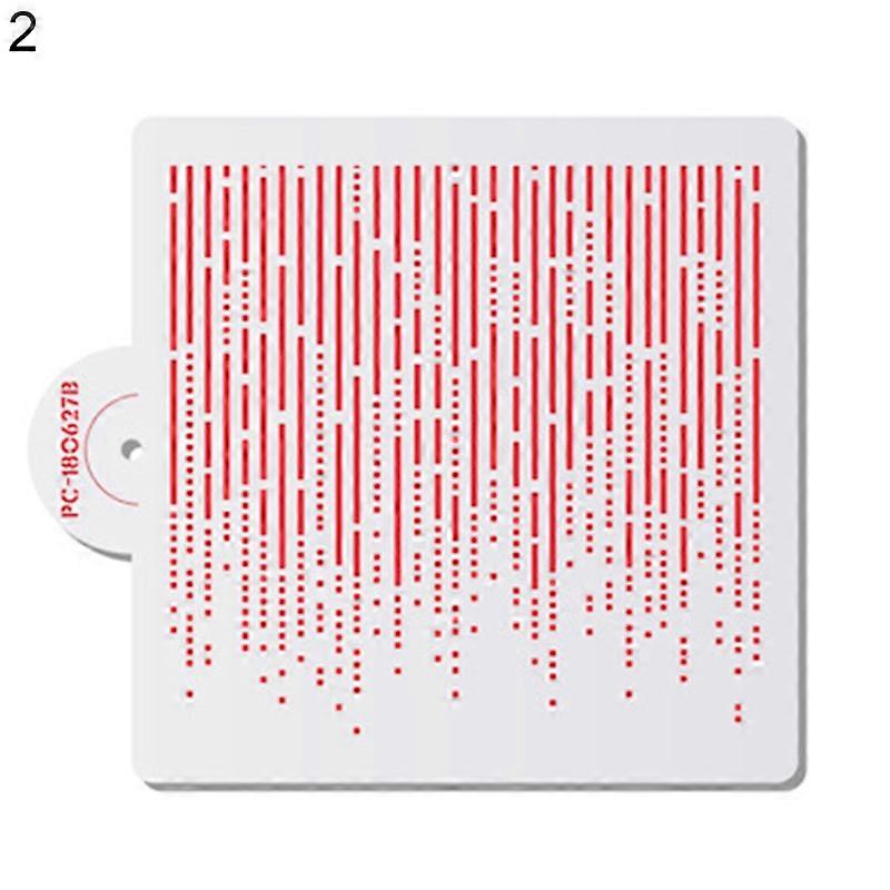 Cake Stencil Dotted Line Pattern Ornamental PET Cake Boder Spray Template Cake Decorating Tools KAESI
