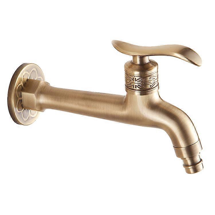 Antique Brass Faucet With Lever Handle