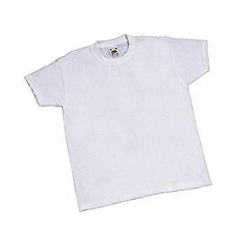 Vinco 122-128 cm Children´s Blank T-Shirt - White...