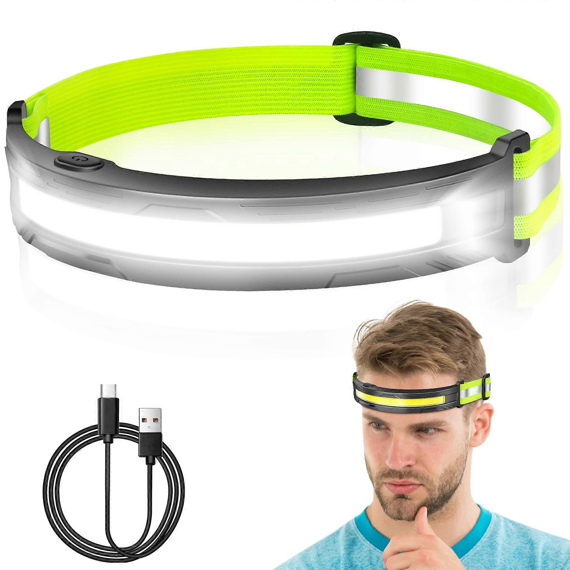 LED-hodet oppladbart, Super Bright hodelykt med 4 lysmoduser