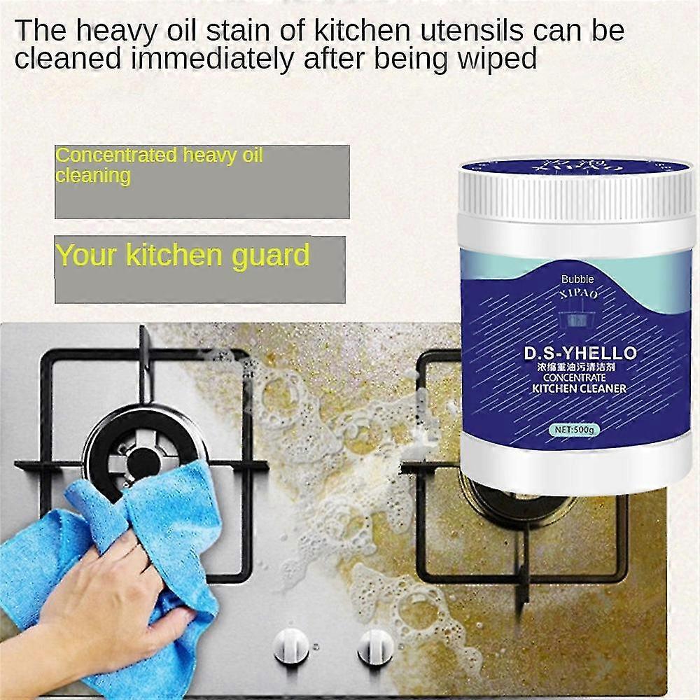 1-3x مطبخ قوي لجميع الأغراض مسحوق الأنظف المنزل المطبخ الحمام مزيل الشحوم الأوساخ منظف زيت المنزل