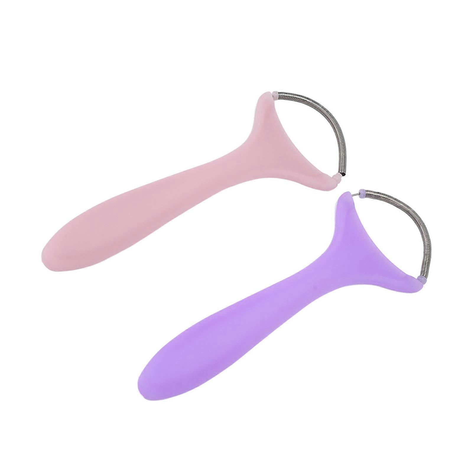 2pcs Spring Facial Hair Remover Women Portable Threading Face Epilator for Upper Lip Chin Cheeks