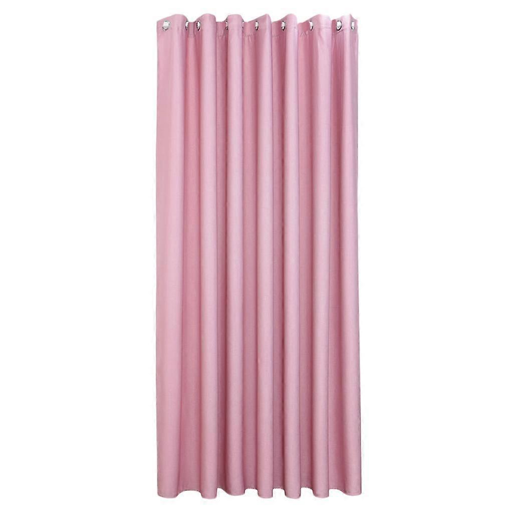 100*250cm Window Blackout Cloth Eyelet Curtain Drape Panel  Pink