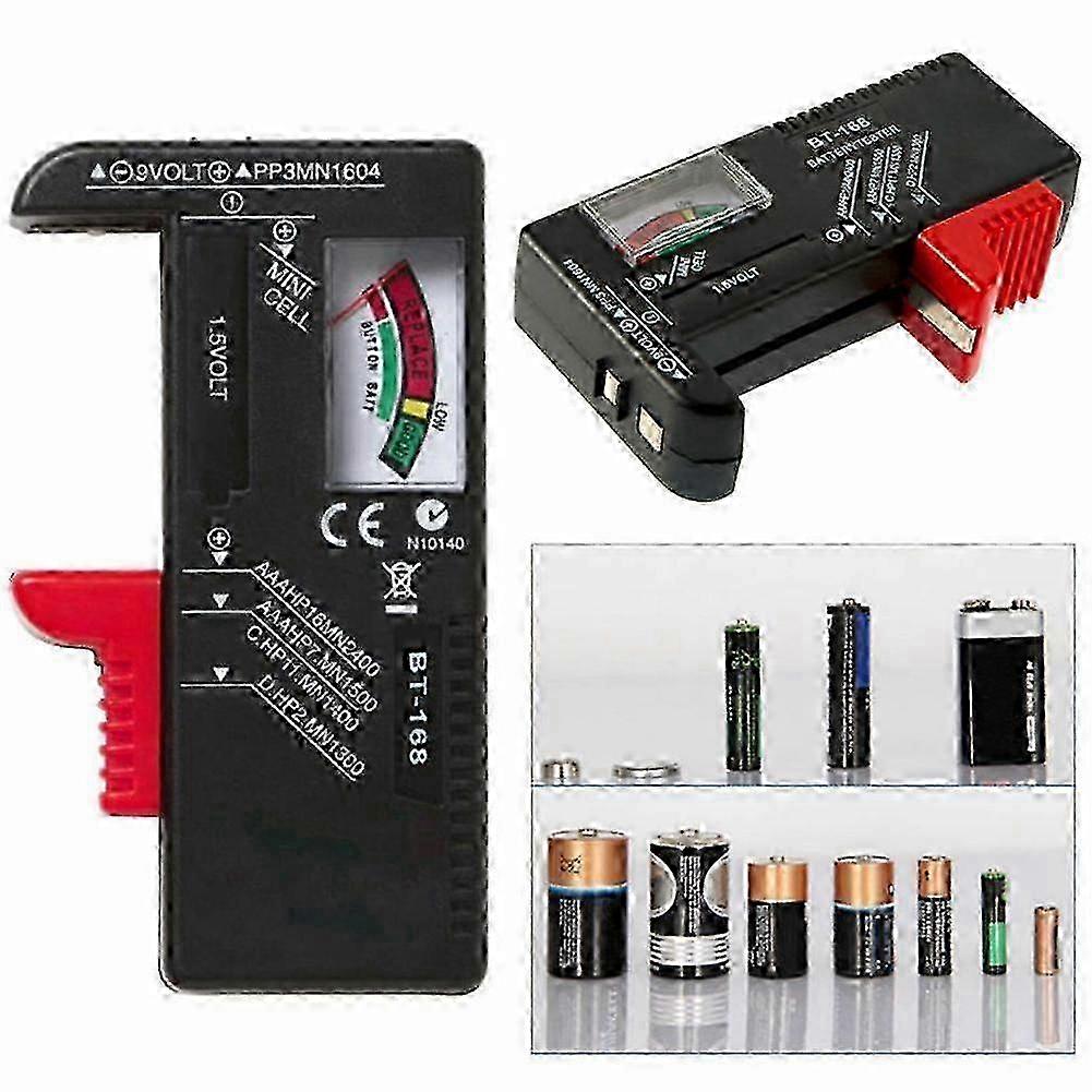 1.5V & 9V Battery Tester Button Cell Volt Tester Checker Universal C6B6