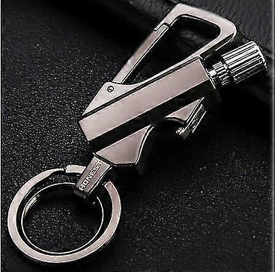 Multifunctional Match Kerosene Lighter Outdoor Waterproof Portable Bottle Opener Keychain