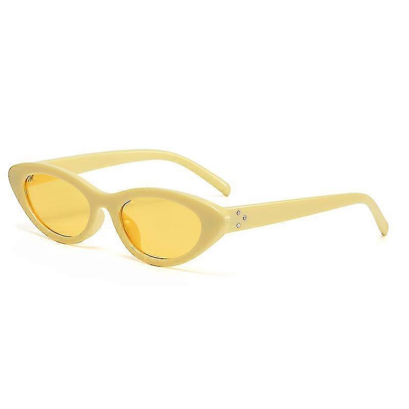 Cat Eye Solbriller Kvinder Slik Farver Lille ramme Solbriller Kvinde Modemærke Designer Gradient Damer Oculos de Sol