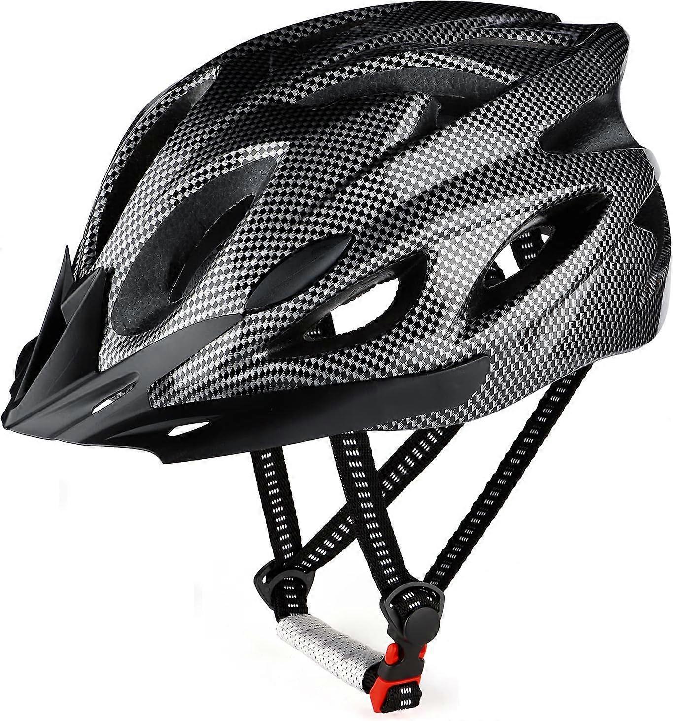Cycle Helmet, Lightweight Bicycle Helmet, Adjustable Mountain & Road Bike Helmets for Adults, 18 Vents with Adjustable Strap & Detachable Visor for Me