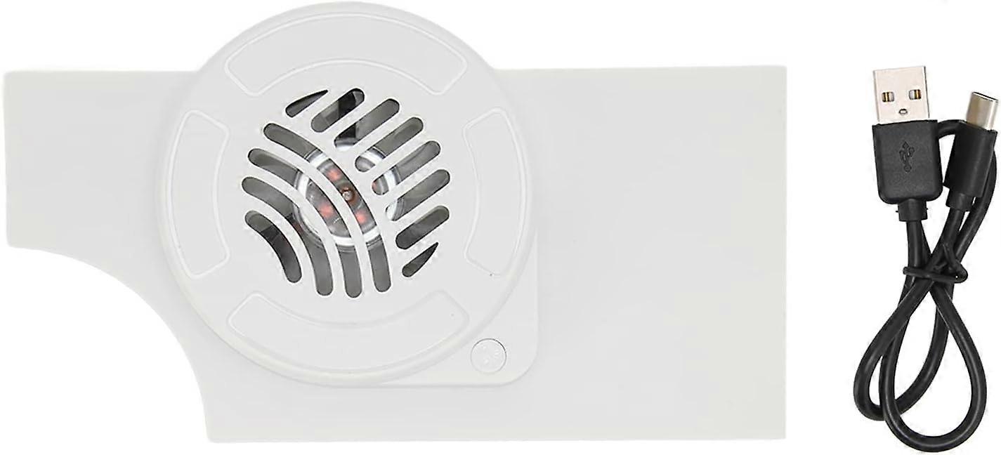 USB Cooling Fan for Game Console, Switch Host Temperature Cooler with Blue LED Light