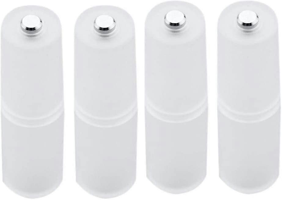 4pc Cell Battery Case Converter Plastic Case Switch For Aaa To Aa Size