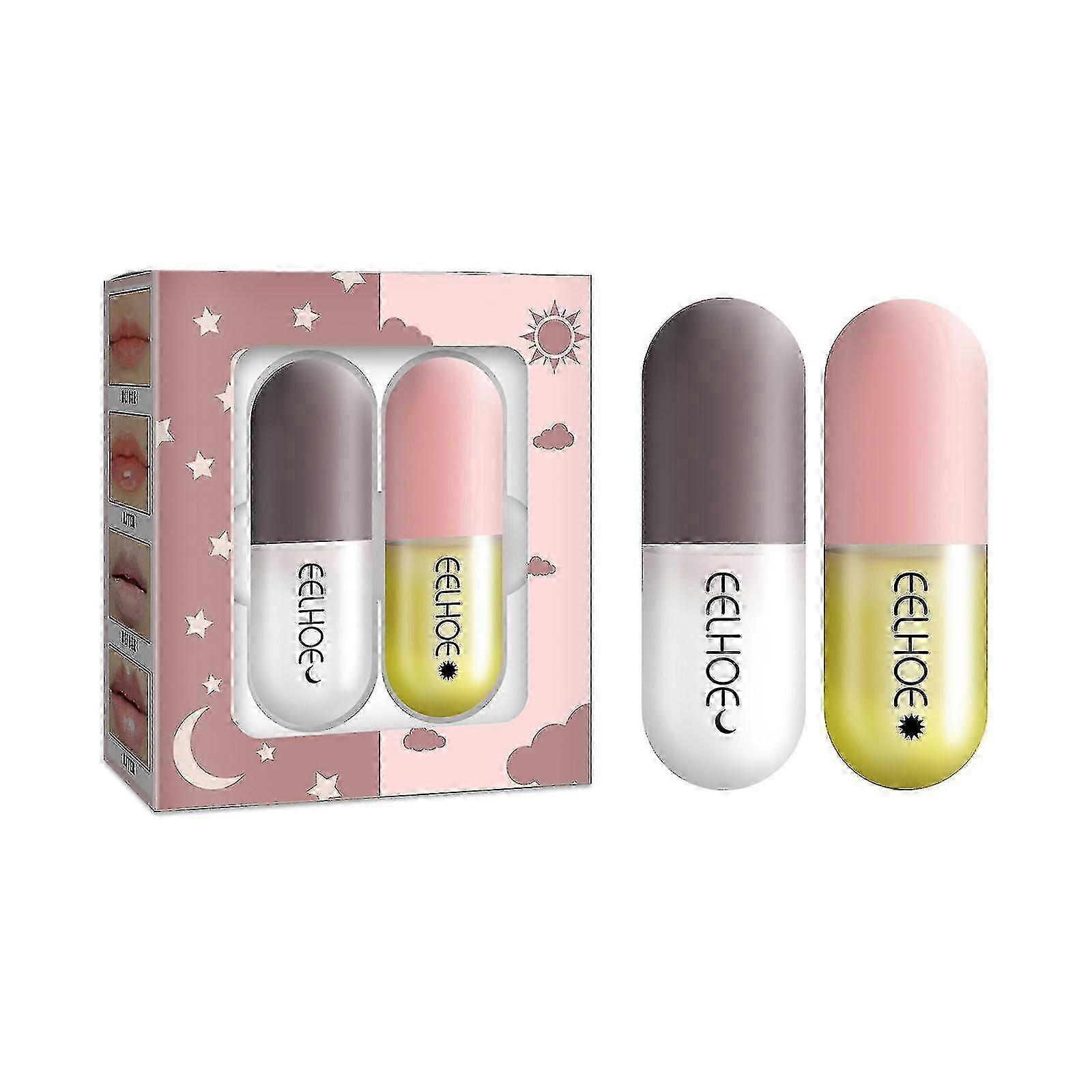 Day And Night Lip Moisturizing Capsules Moisturizing And Moisturizing Increase Lip Elasticity And Plump Lips Toot Lip Plump Lip