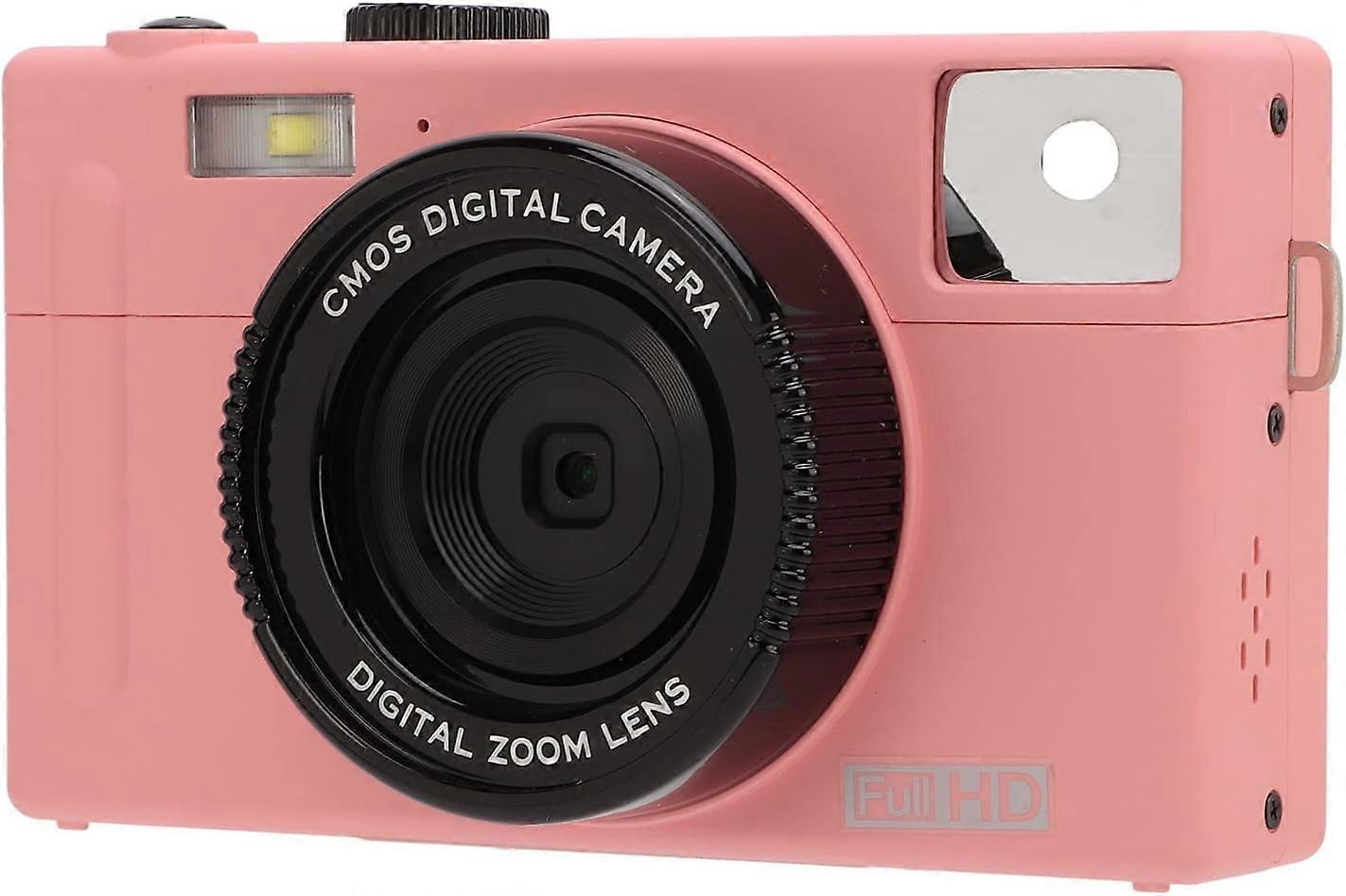 デジタルカメラ、フルHD 1080P 24MPビデオカメラ、16倍デジタルズーム、3インチLCDスクリーン、充電式バッテリー、大人用手ぶれ補正コンパクトカメラ、