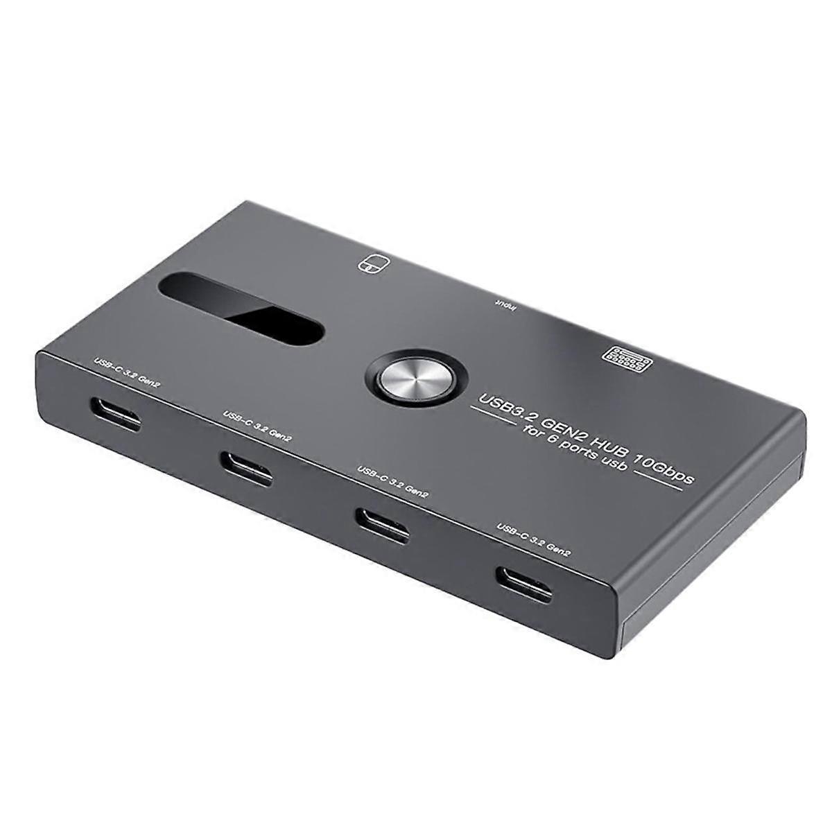 10Gbps USB C Hub, 6 Ports USB C Splitter, Hub for PC, Laptop,HUB Hub 3.2 Gen2 4-Port USB C Splitter