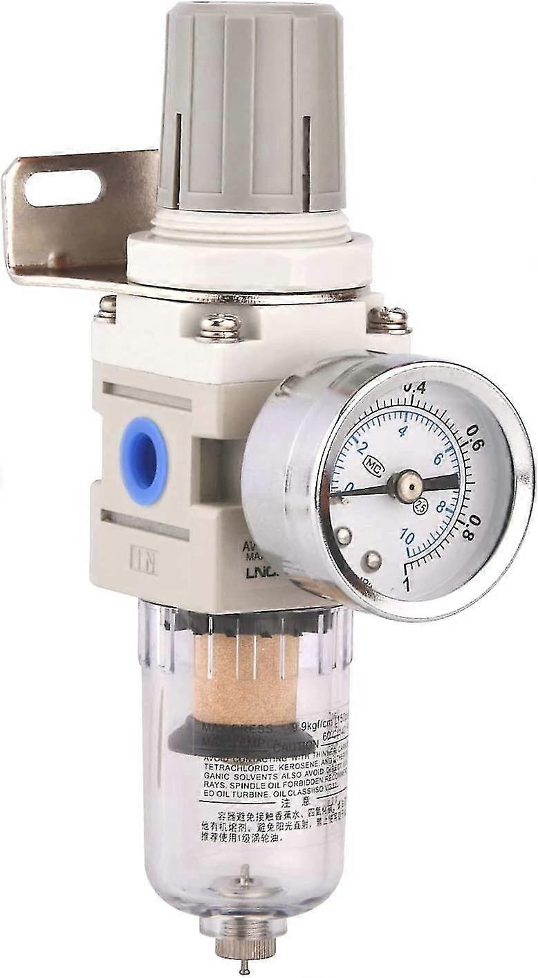 Water Separator - Compressed Air Regulator - For Compressor - 1/4" - Recommended