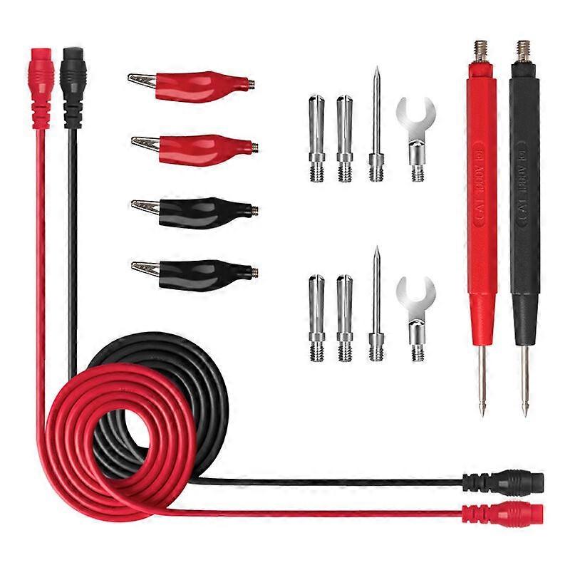 16 in 1 Multifunction Free Combination Multimeter Test Lead Set, Silicone Test Line, Electronic Test Probe Set
