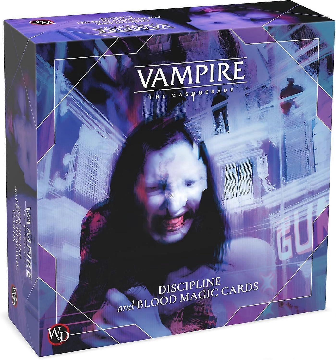 Discipline and Blood Magic Cards Vampire The Masquerade 5th Edition RPG