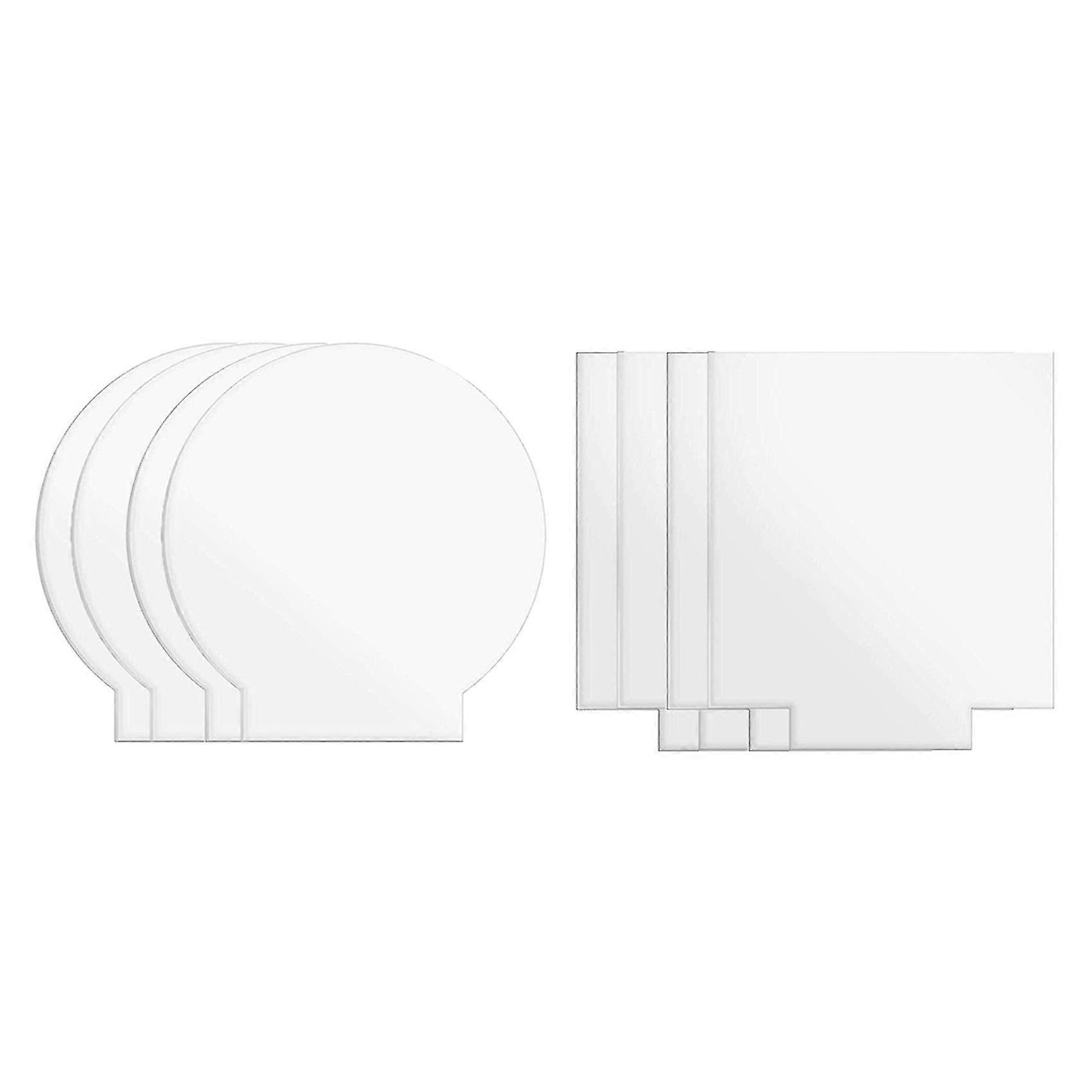 2mm Acrylic Sheet Clear Cast For Plexiglass With Double Sided Protective For Led Light Base Signs Diy Display 6 Pcs