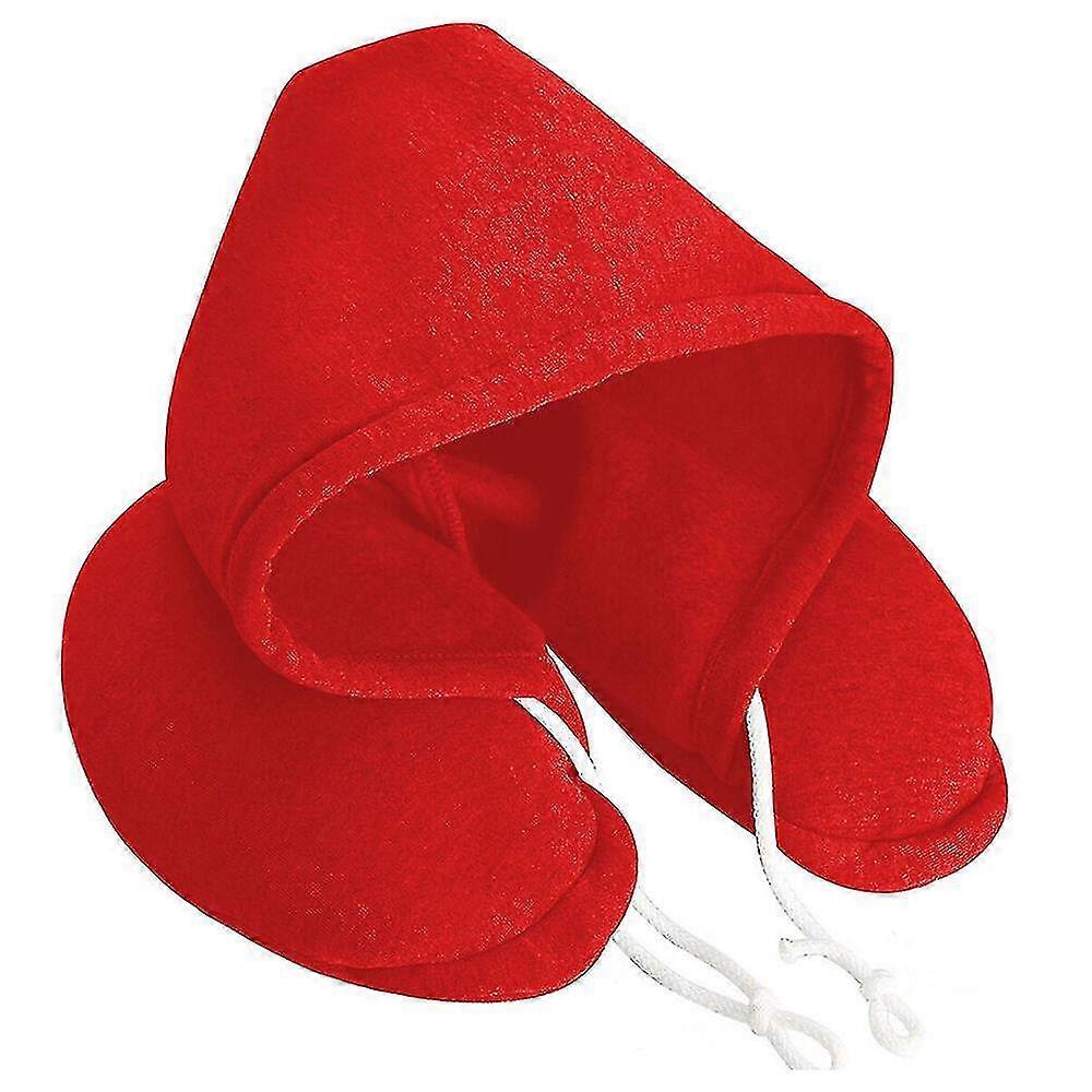 Adults Hooded Travel Neck Pillow Hoody Flight Cushion Support Soft Comfortable Zekai