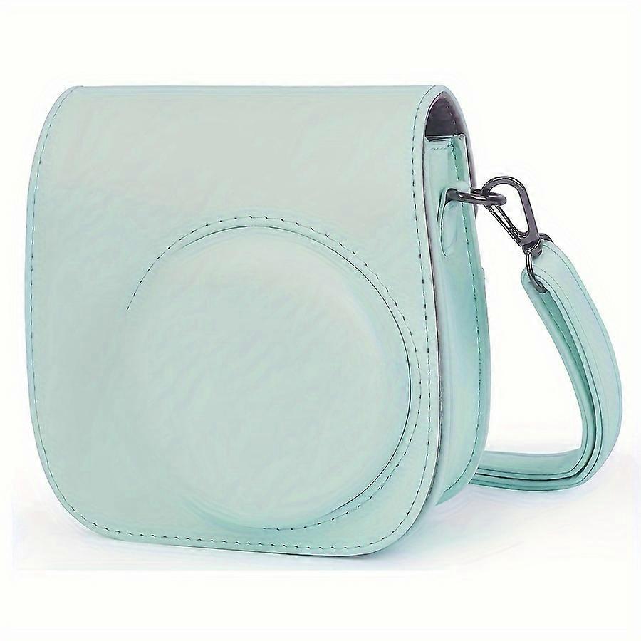 PU Leather Case For Instant Camera, Protective Case For Mini 12/11 Camera, PU Leather Camera Bag With Pocket And Removable & Adjustable Strap