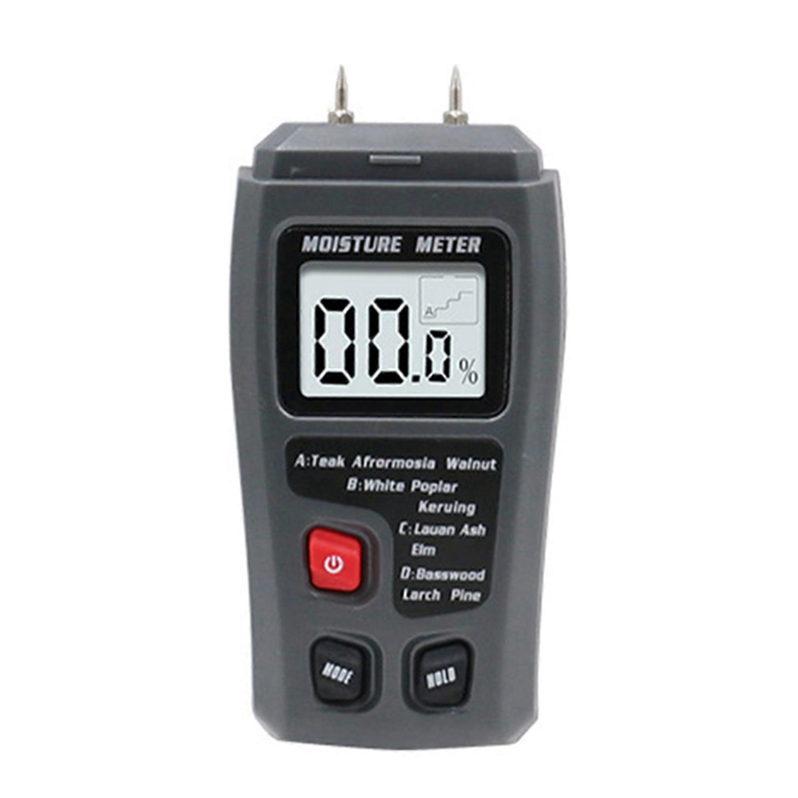 Handheld Wood Moisture Tester Wear Resistant Humidity Detecting Tool for Wood Building Material