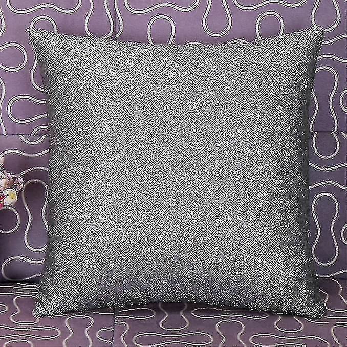 Solid Color Glitter Sequins Throw Pillow Cas Cafe Home Decor Cushion Covers
