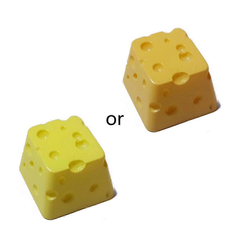 Epoxy Resin Cheese Cake Keycap Personalized Light Transmission Handmade