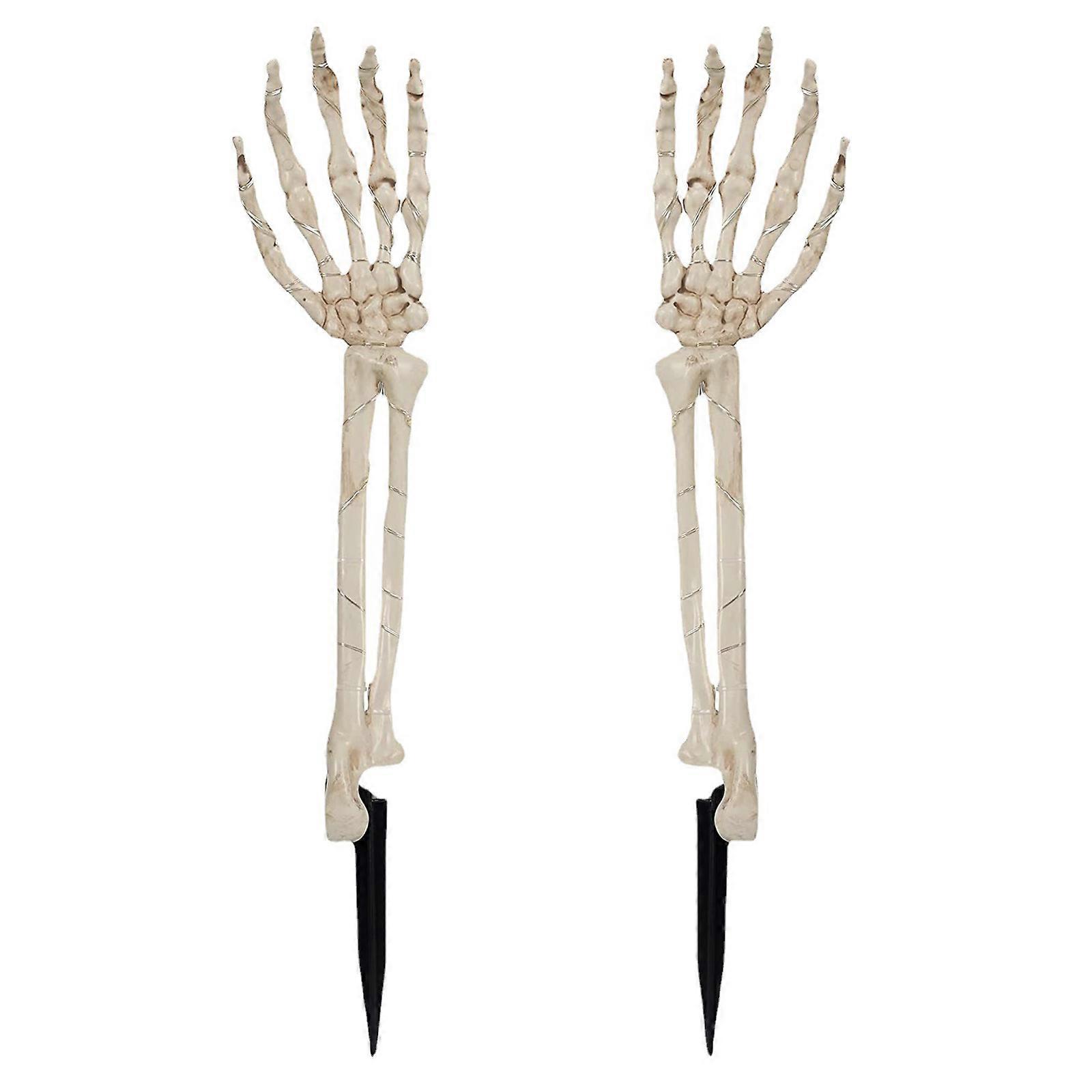 Solar flashing lights Halloween ghost hand plug lights