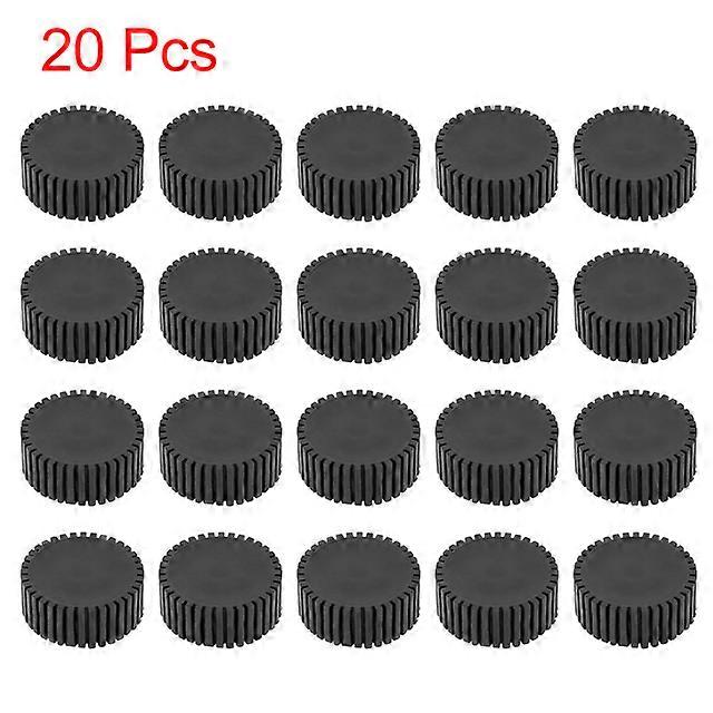 Motoforti 1-20pcs Motorcycle Rubber Fuel Gas Oil Tank Cover Seal Universal Circular Anti Shock Buffer Gasket Pad Cushion