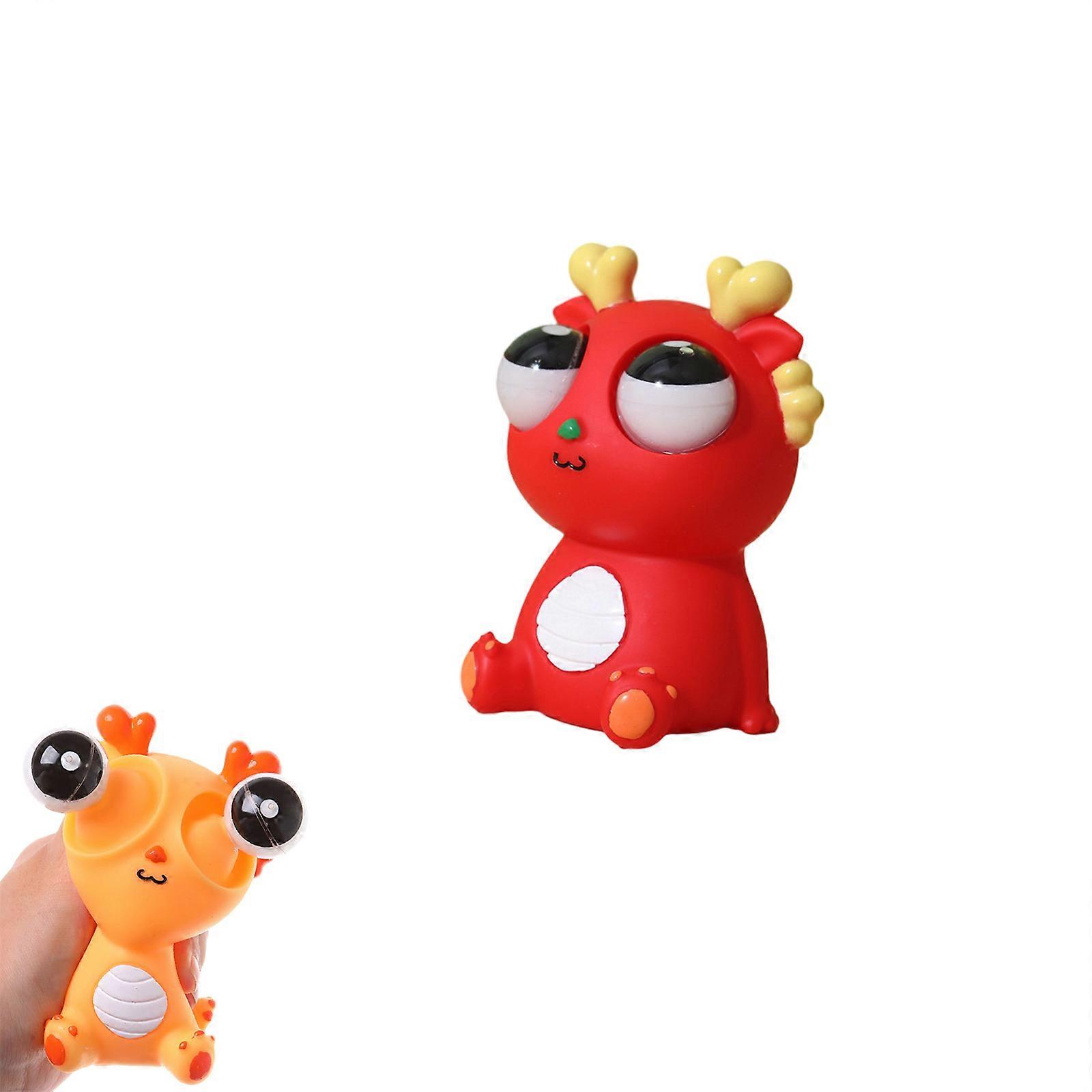 Squishy Eye-Popping Worm Squeeze Toy Stress Reliever Creative Decompression Toys